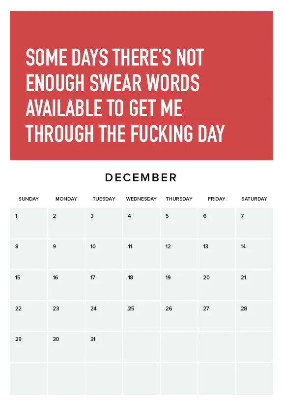 VOLWASSEN ZIJN IS LASTIG 2024 KALENDER