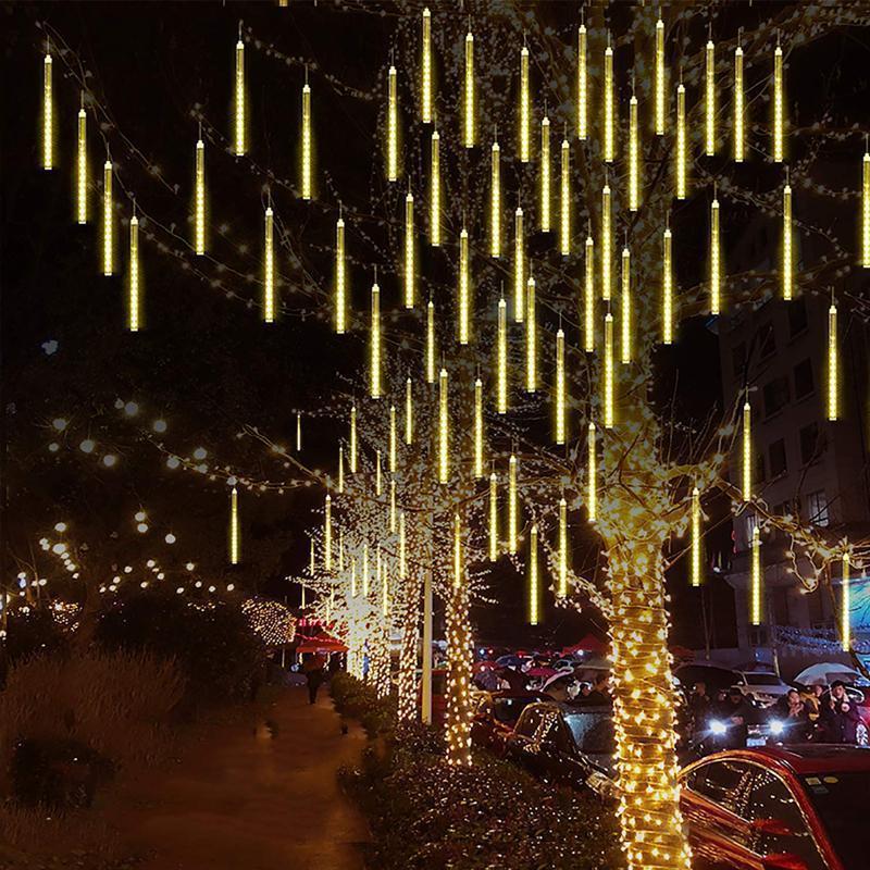 Lumières LED chute de neige