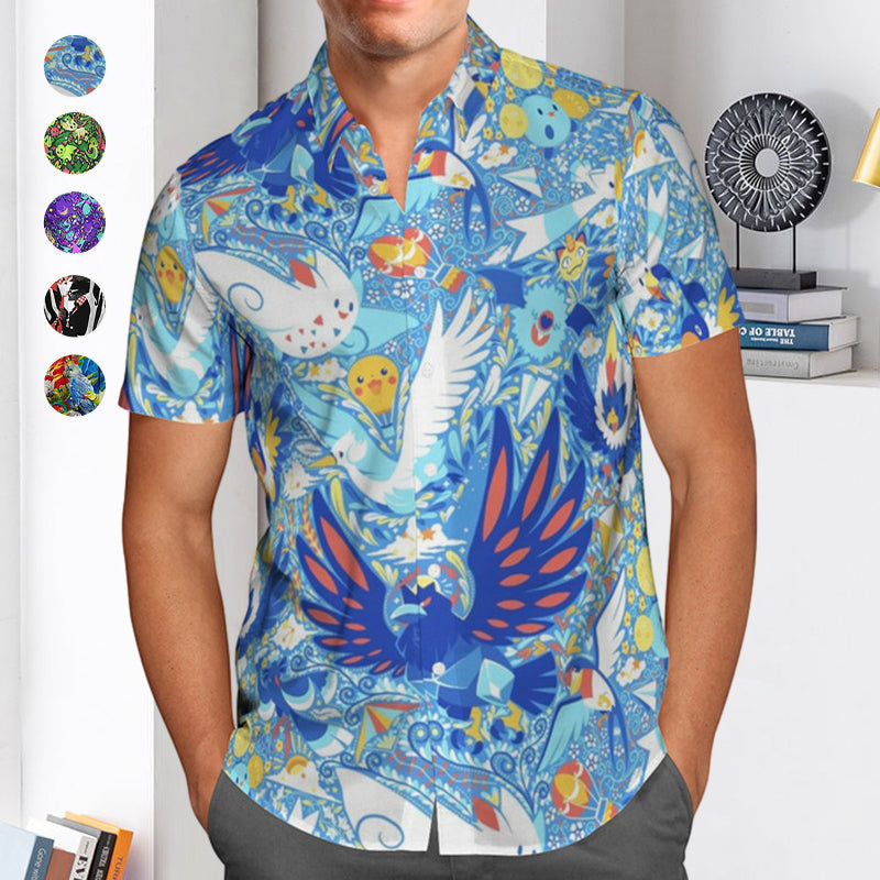 Chemise à imprimé hawaïen