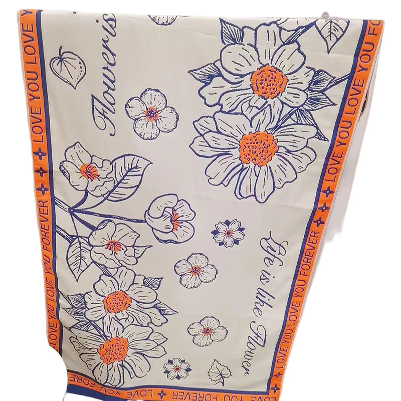 Serviette de bain absorbante mignonne en pur coton
