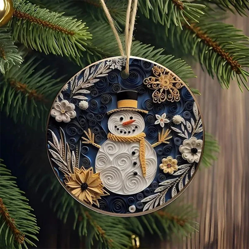 Ornements de Noël 3D non texturés