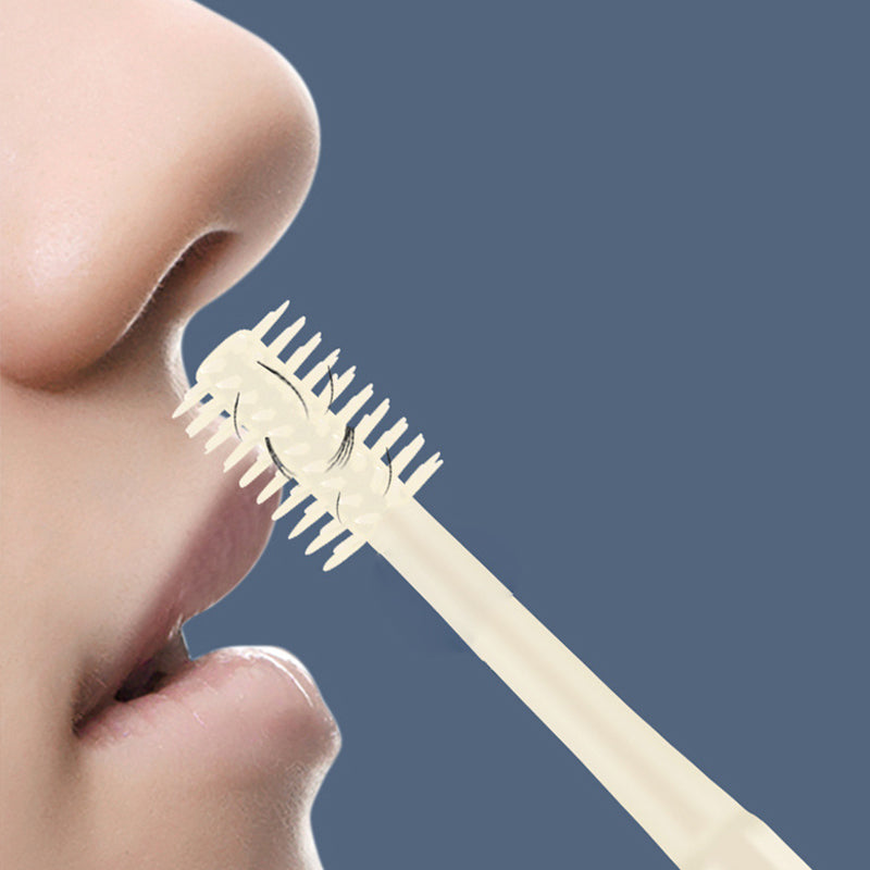 Couteau à poils de nez double face