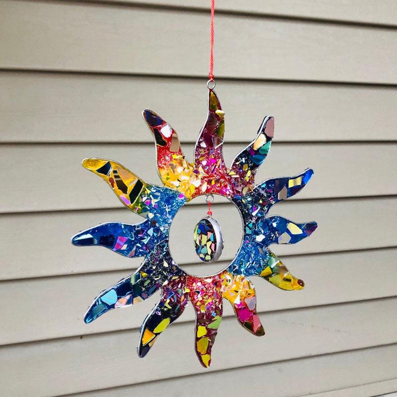 Décorations pour la maison Soleil arc-en-ciel