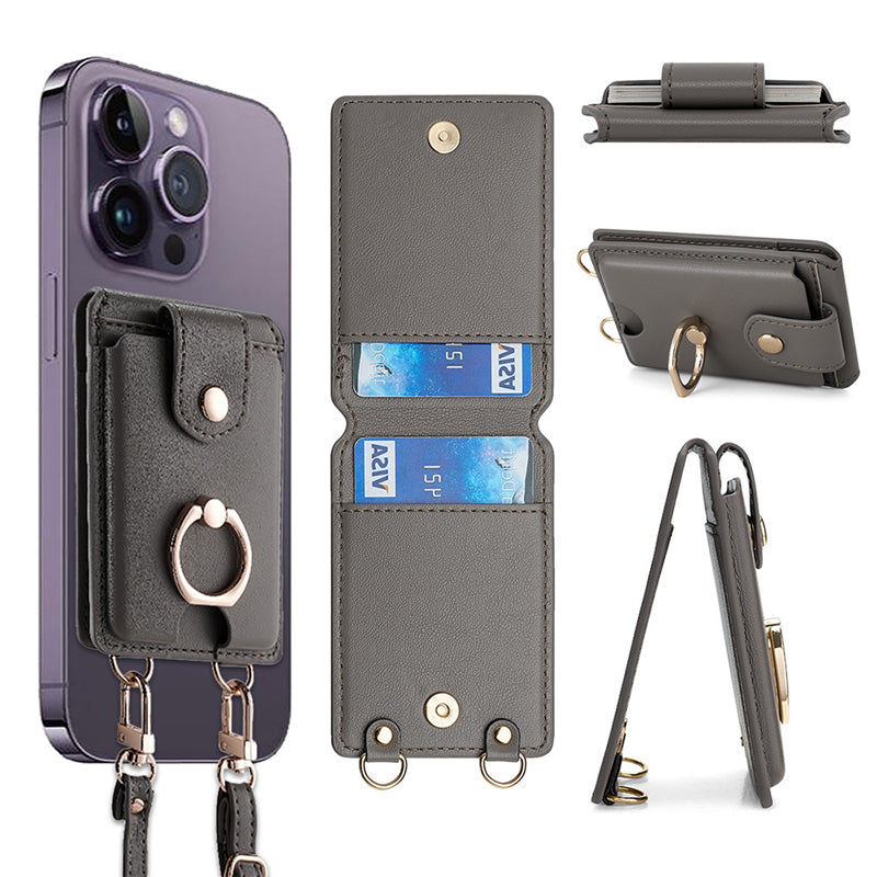 Porte-cartes multifonctionnel, étui pour téléphone, portefeuille
