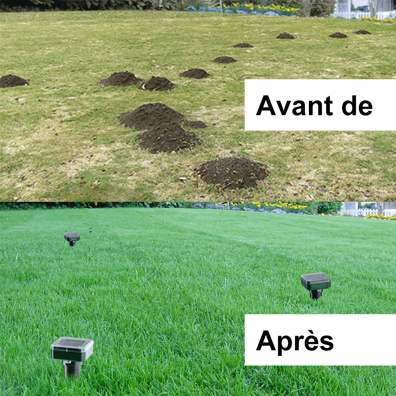 Répulsif solaire antiparasitaire pour jardin