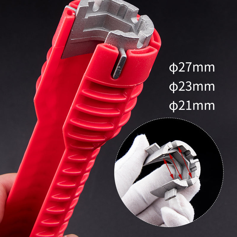 Clé serre-tube multi-eau pour évier 8 en 1