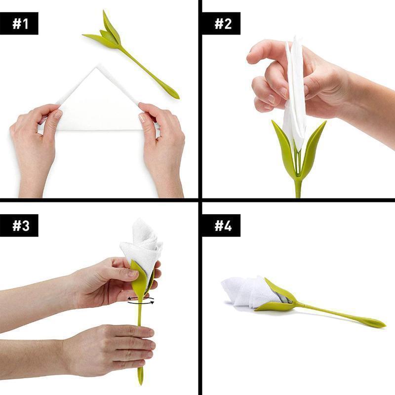 Porte-Serviettes de Table, 4 PIC