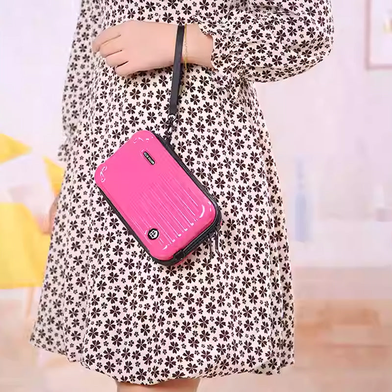Crossbody-tas voor mini-koffers