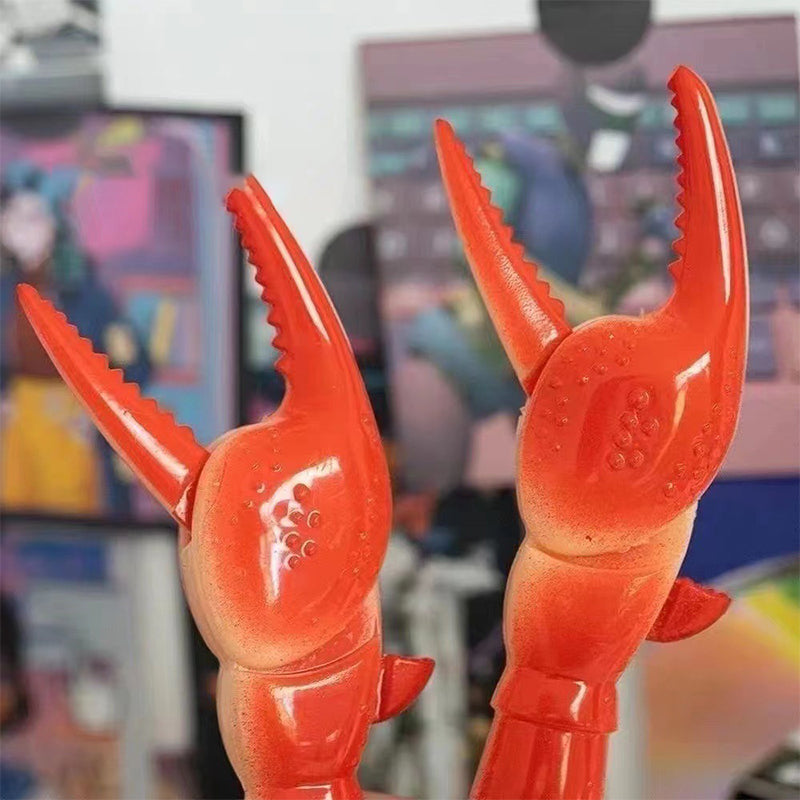 Stylo à bille à pince crabe mignon