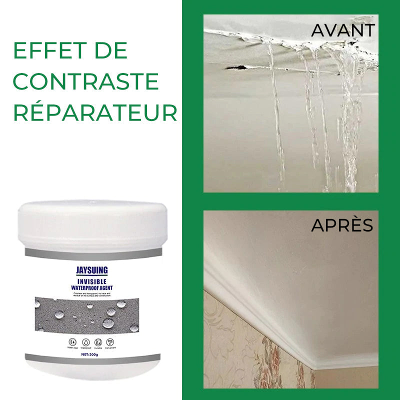 Agent de revêtement imperméable transparent
