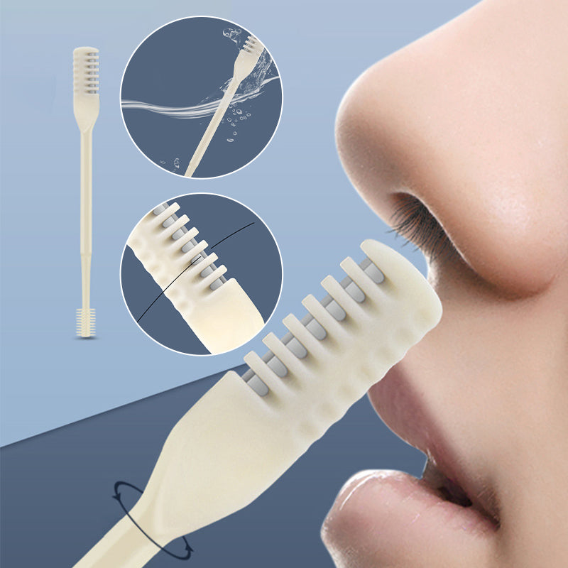 Couteau à poils de nez double face