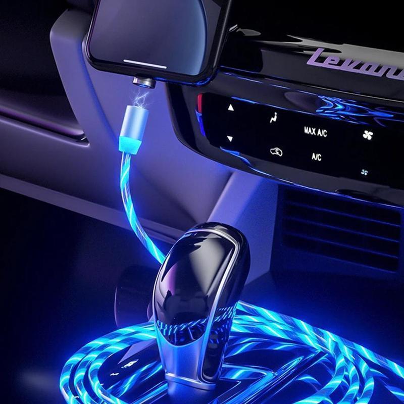 Magnétique Câble USB Chargeur avec LED