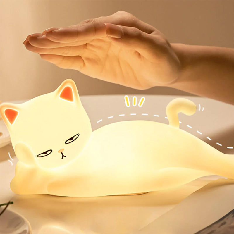 Lampe chat grincheux