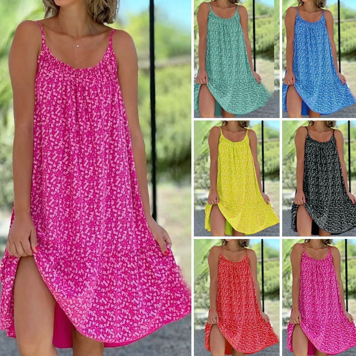 Robe caraco imprimée