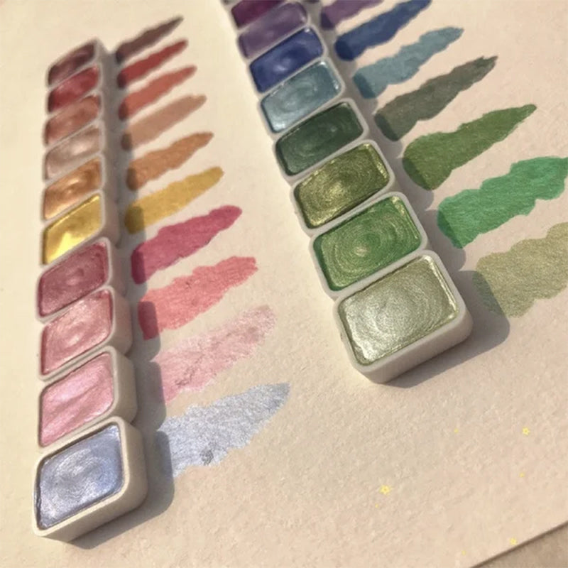 20 Kleuren Aquarel Verfset