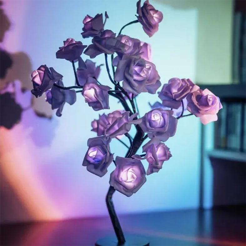 Lampe de Table Fleur de Rose Arbre