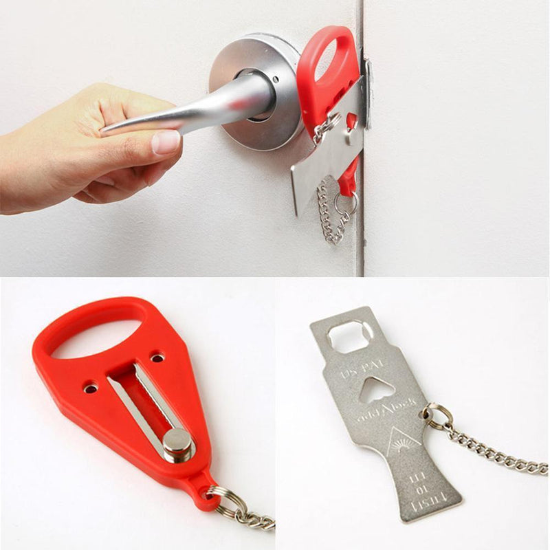 Serrure de porte de sécurité portable
