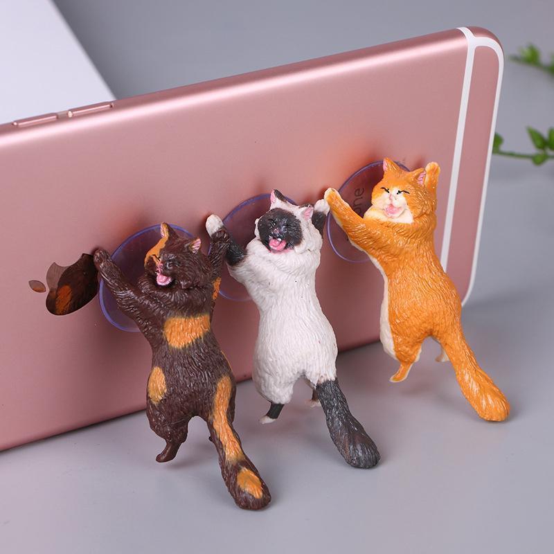 Chat Adorable Support de Téléphone avec Ventouse