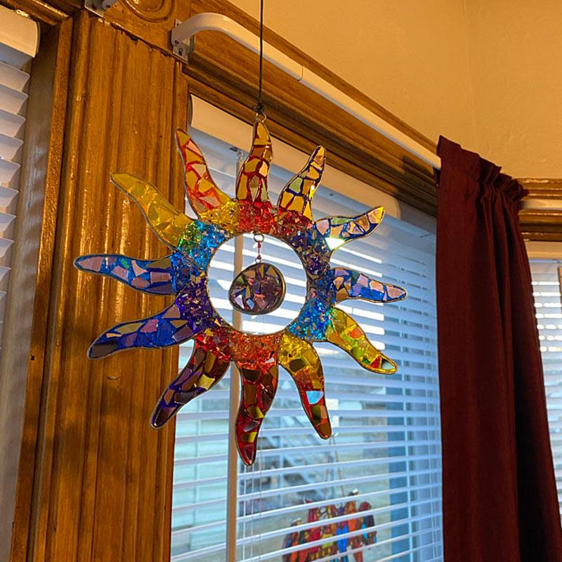 Décorations pour la maison Soleil arc-en-ciel