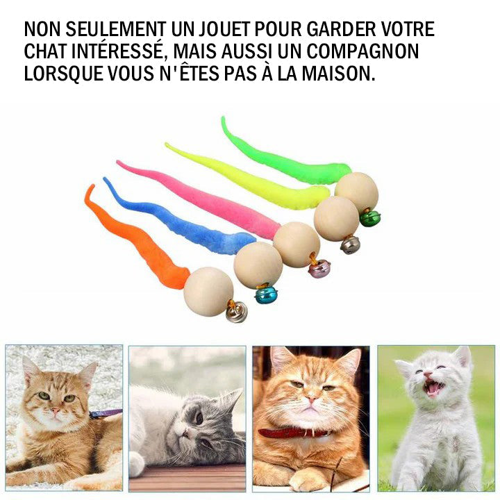 Jouet pour chat bancal avec grelots