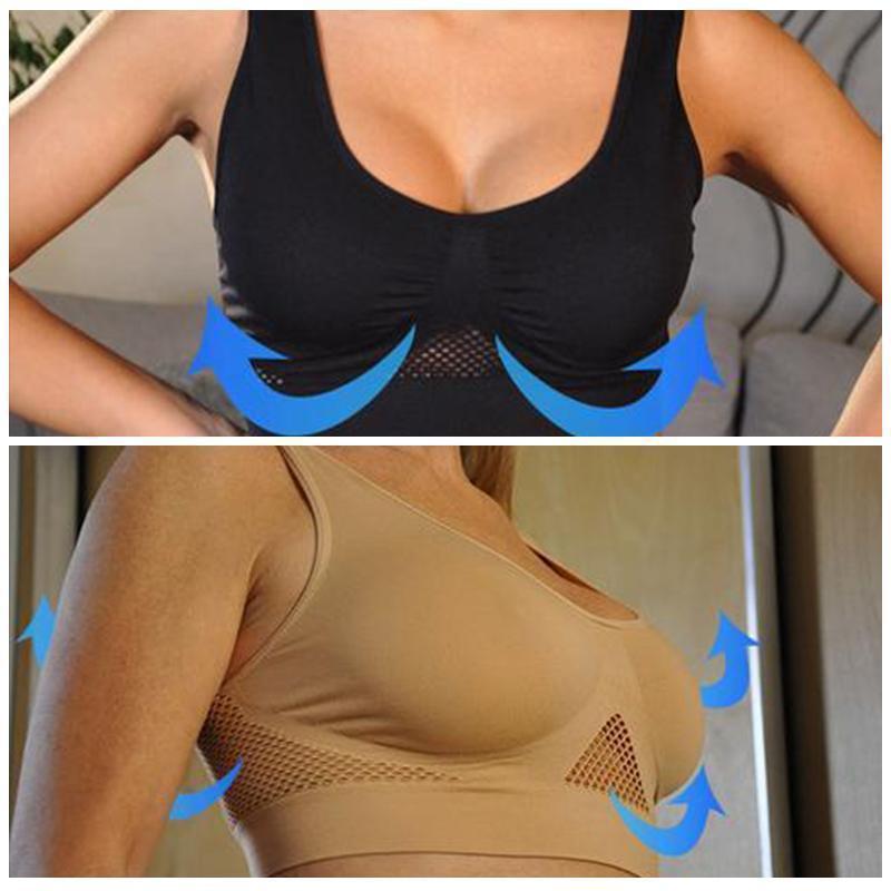 Soutien-gorge de sport respirant en maille