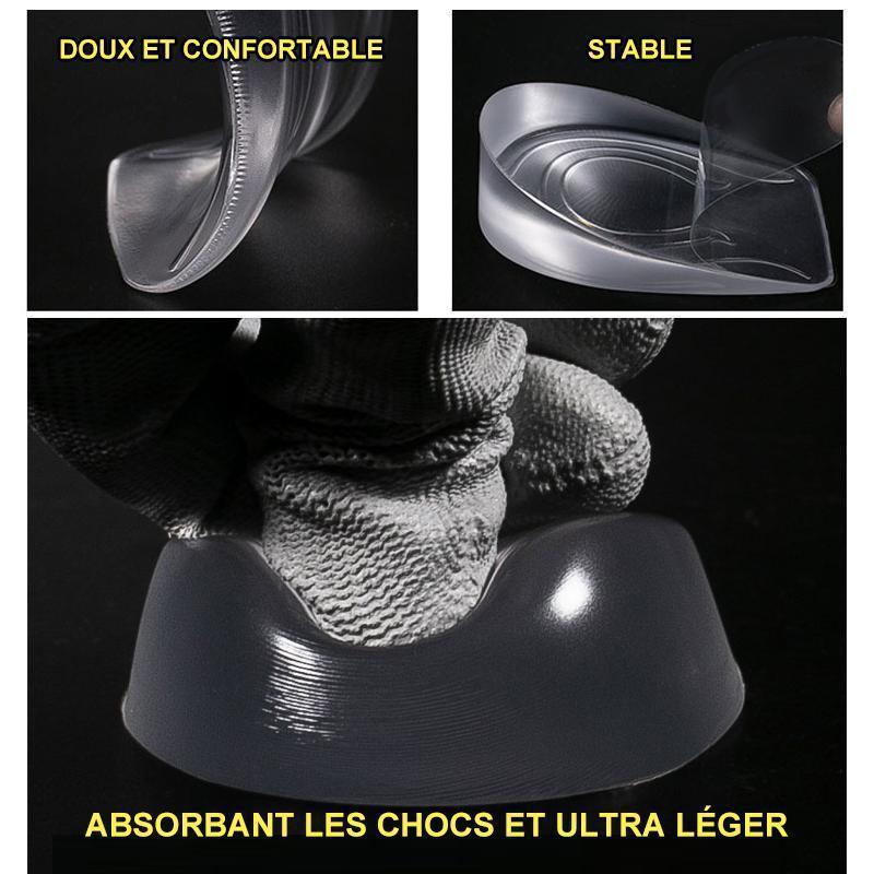Semelle Intérieure en Silicone de Rehaussement