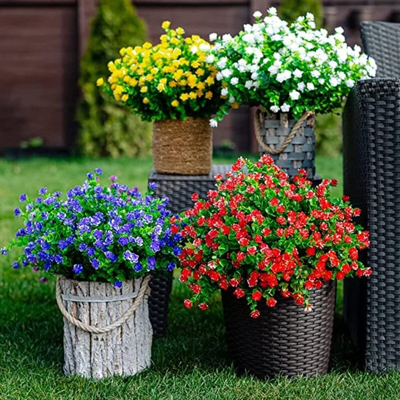 Fleurs artificielles d'extérieur