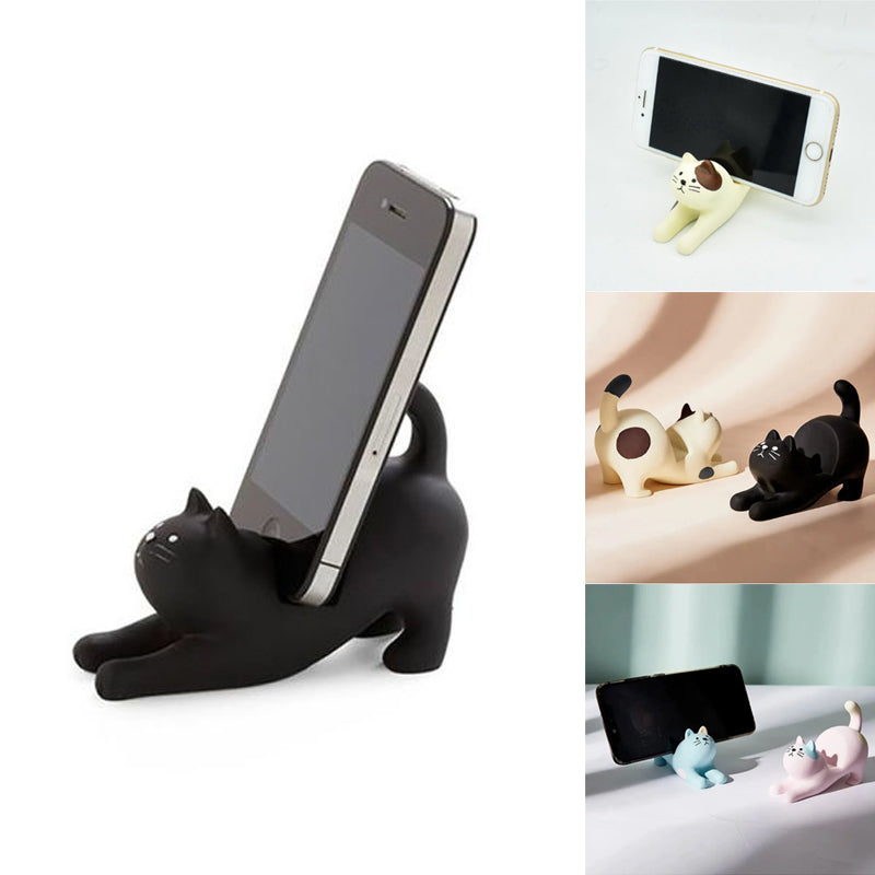 Support de téléphone pour chat paresseux