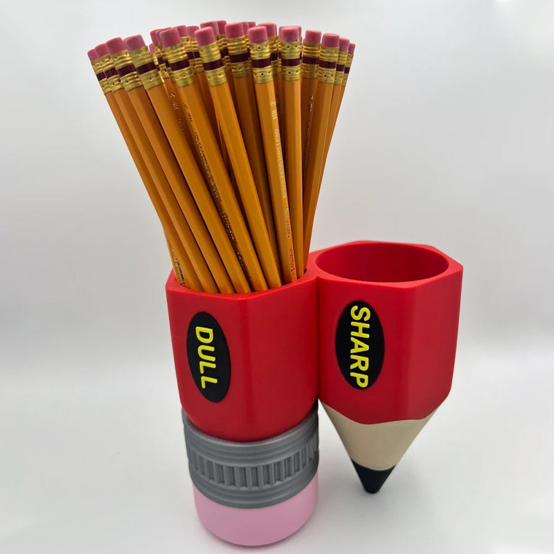 Porte-stylo créatif en forme de crayon
