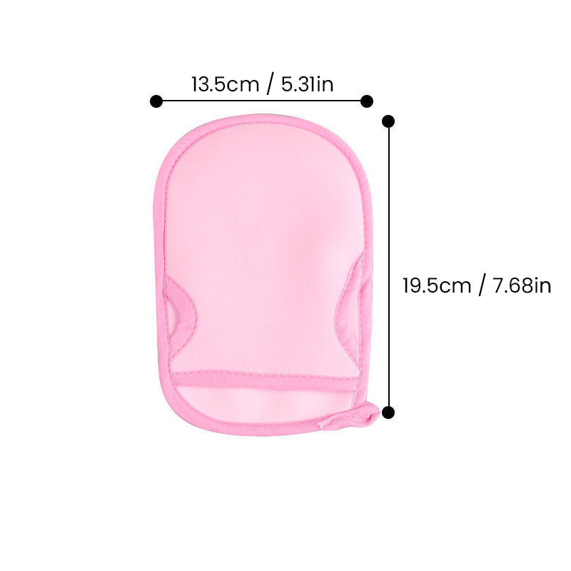 Gants de douche double face