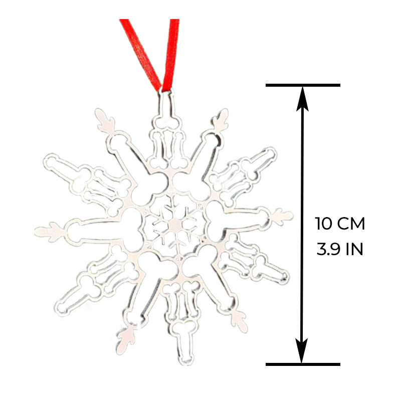 Ornement de flocon de neige drôle