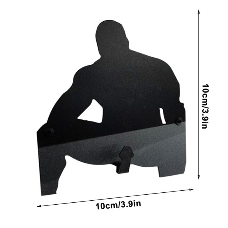 Creatieve sleutelhaak voor aan de muur