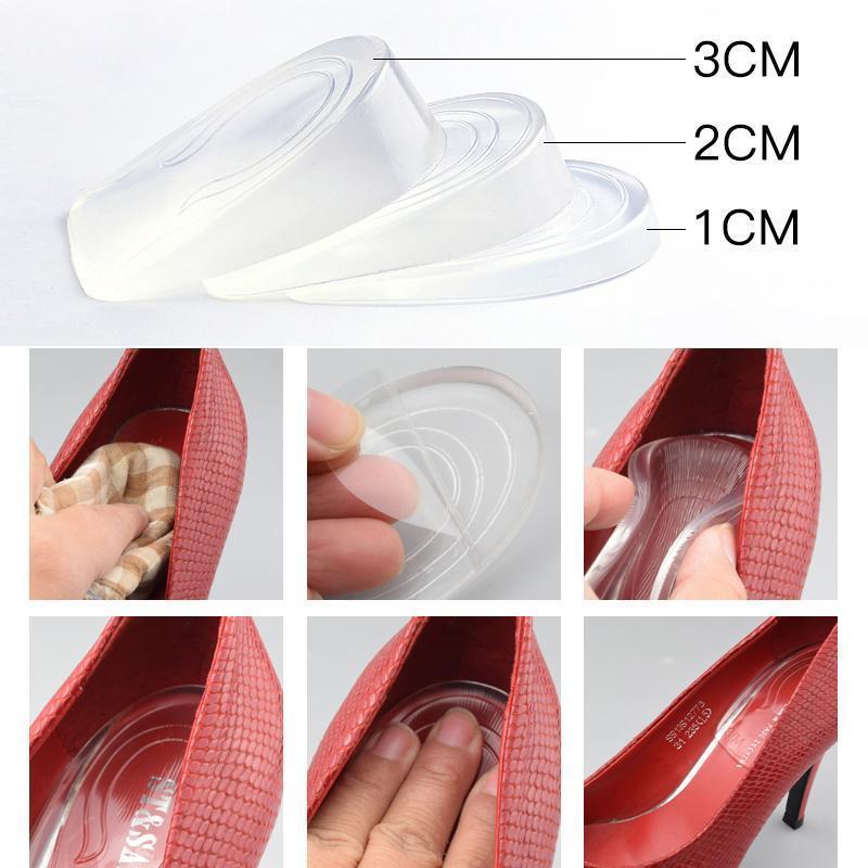 Semelle Intérieure en Silicone de Rehaussement