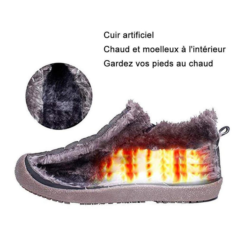 Chaussures à neige unisexes chaudes