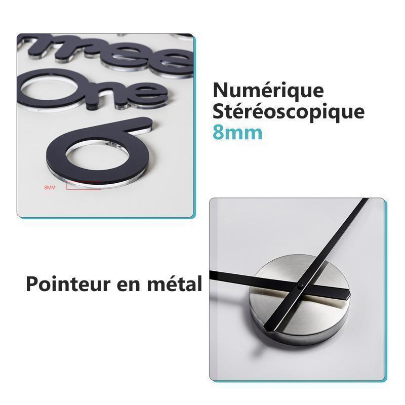 DIY Horloge Murale Numérique Décorative Bricolage