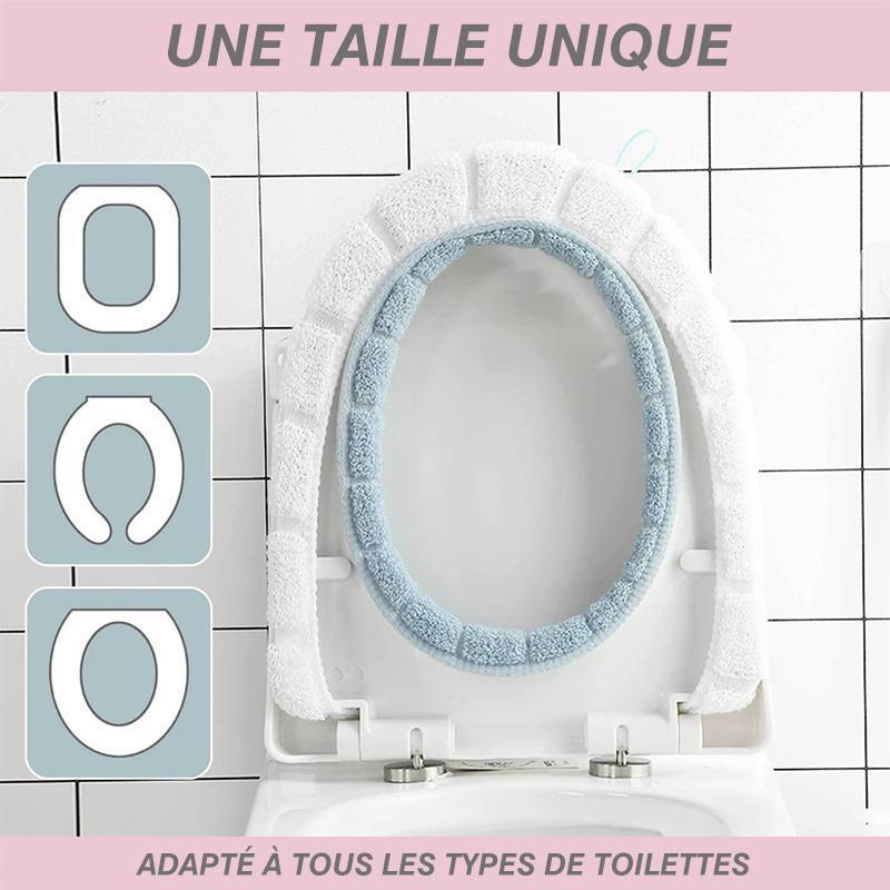 Housse de Siège de Toilette en Peluche