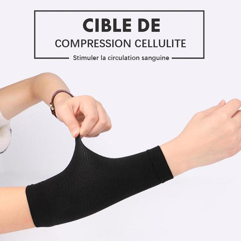 Compression Minceur Bras Manches(1 paire)