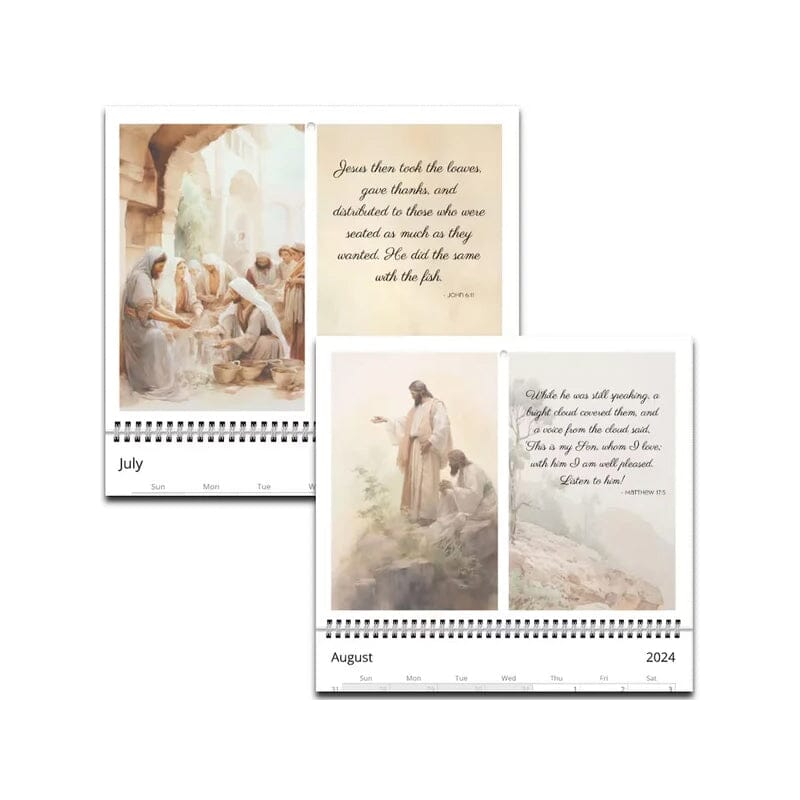 Calendrier Jésus 2024