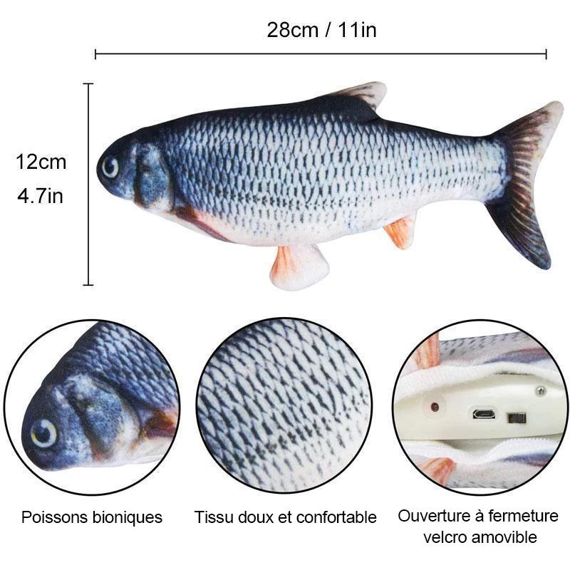 Jouet de Simulation de Poisson pour Chat