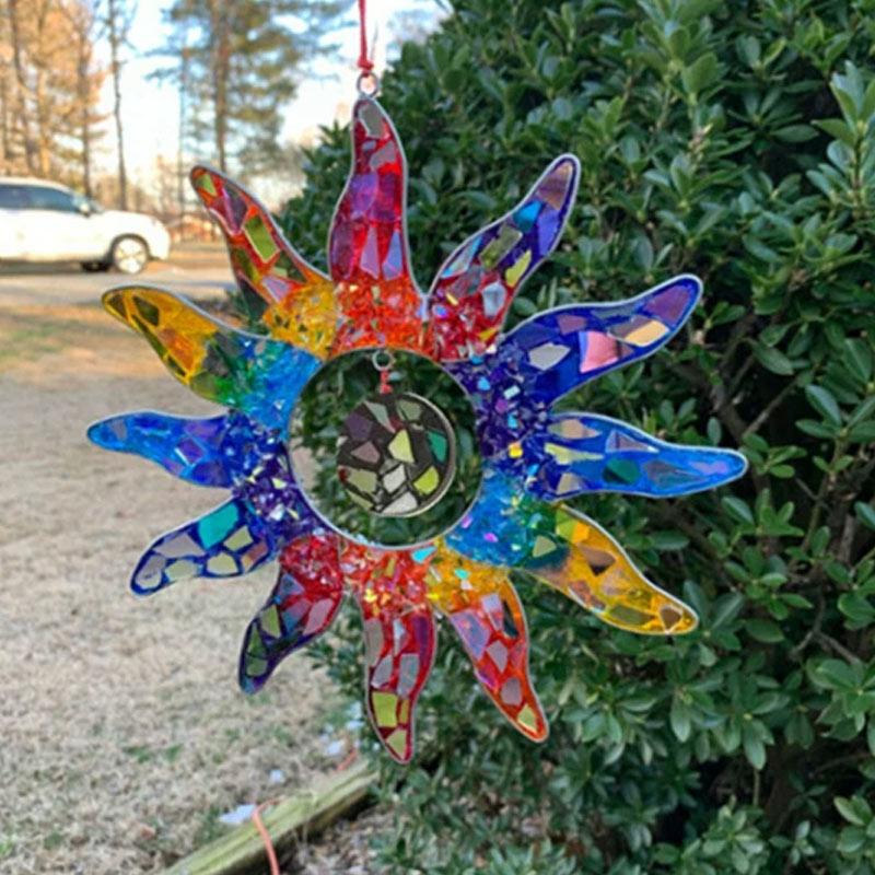 Décorations pour la maison Soleil arc-en-ciel
