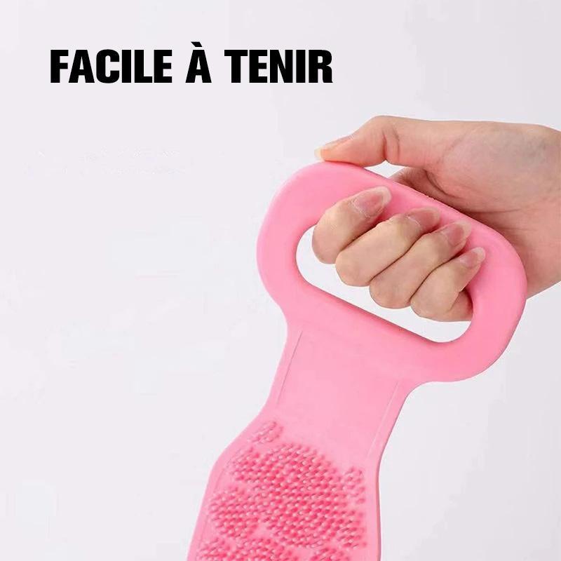 Brosse de Ceinture de Bain en Silicone à Exfoliant