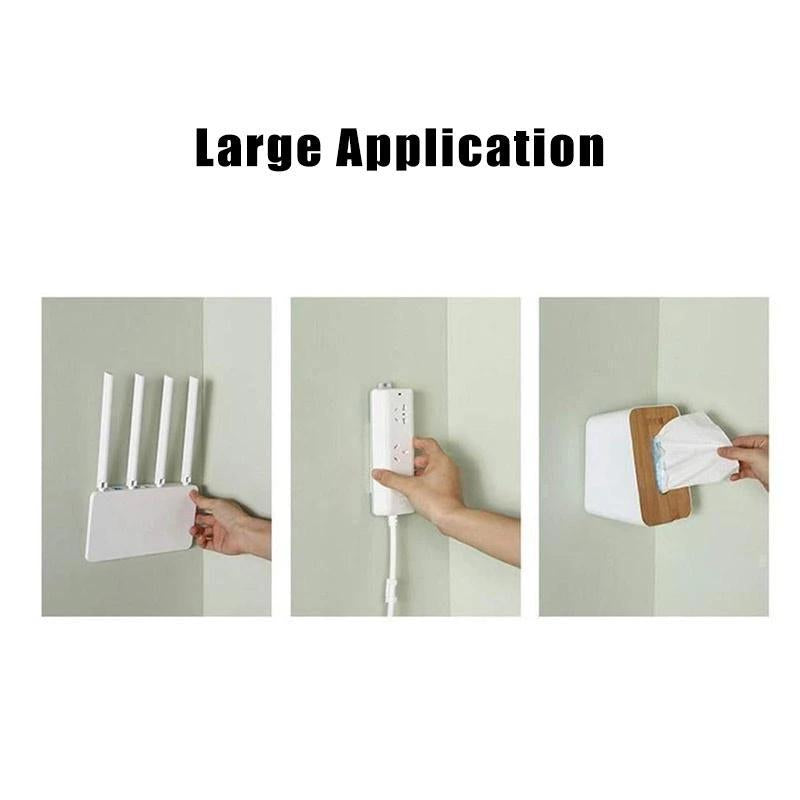 Support et Fixateur de la Multiprise Mural sans Perforation