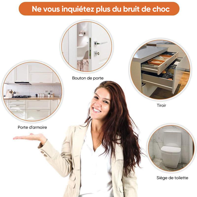 Pare-chocs en caoutchouc auto-adhésifs