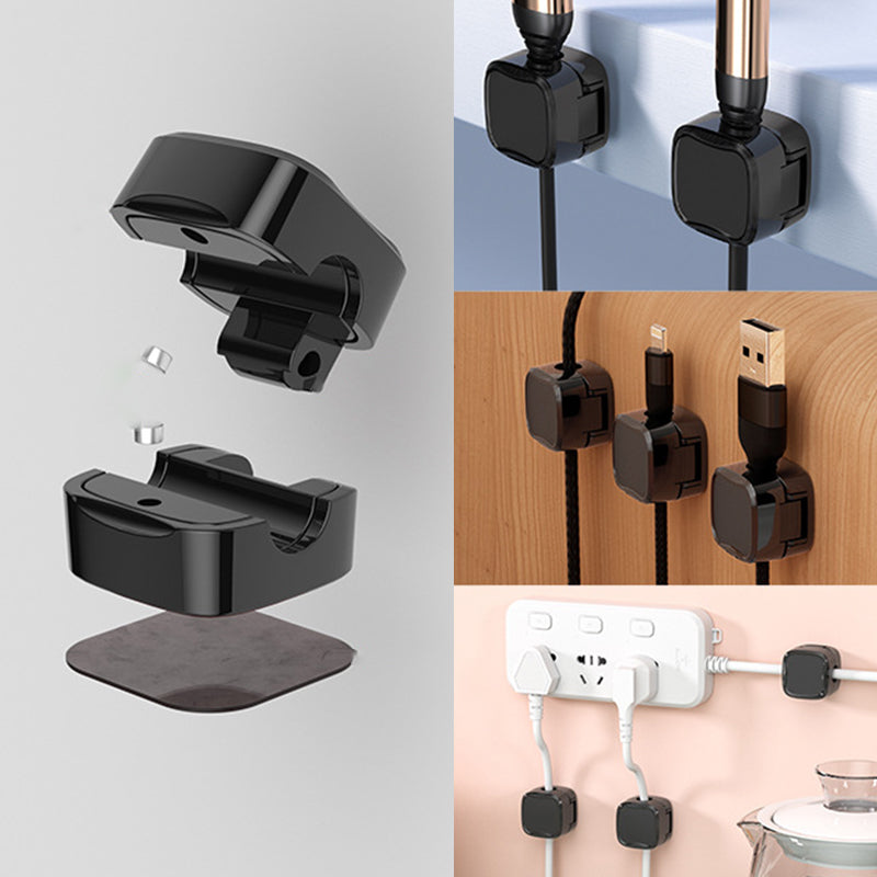 Magnetische kabelhouder, eenvoudig, veilig en zelfklevend kabelbeheer