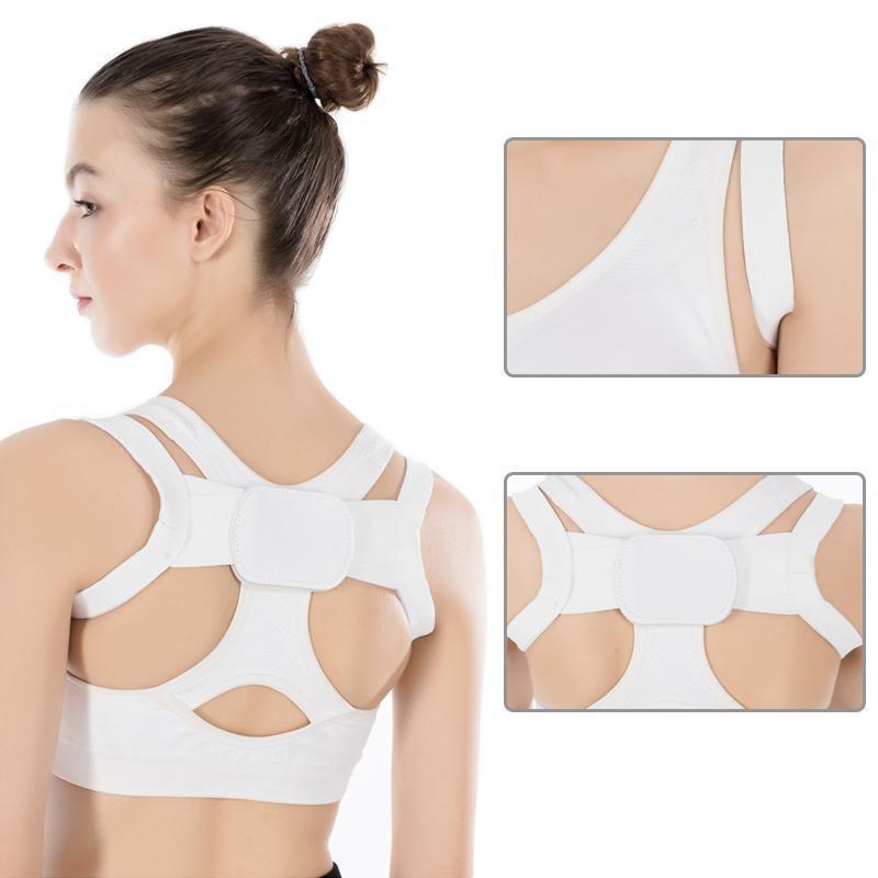Correcteur de Posture pour Dos Vouté et Épaule Hautes et Basses Confortable Porter Ultra-Elastique
