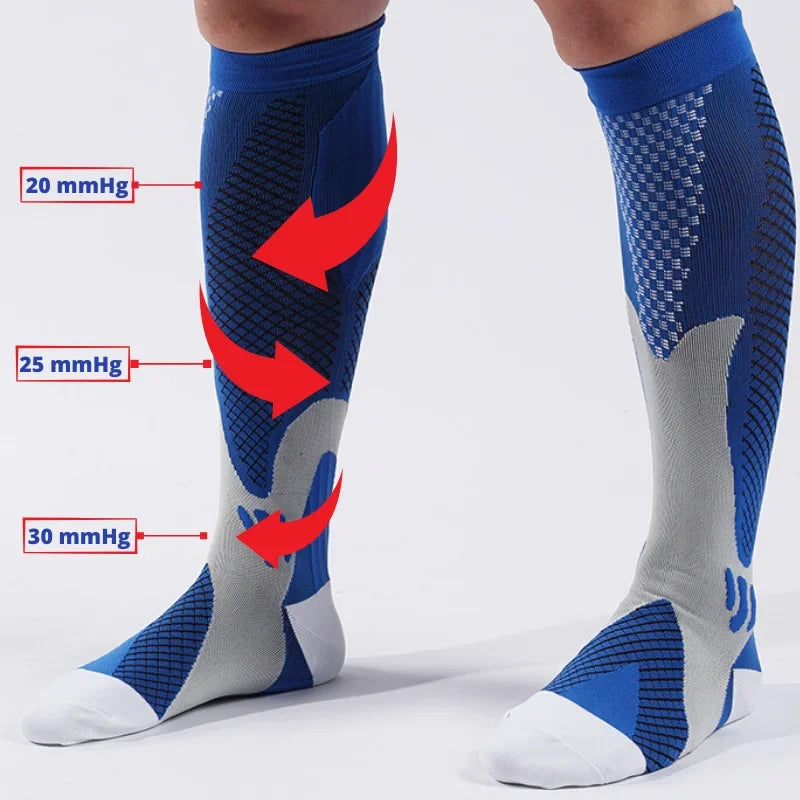 Chaussettes de compression confortables et respirantes