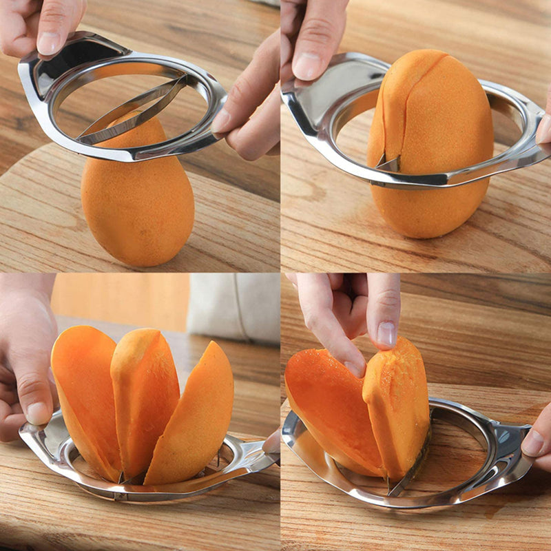 Séparateur d'épluchage de mangue en acier inoxydable