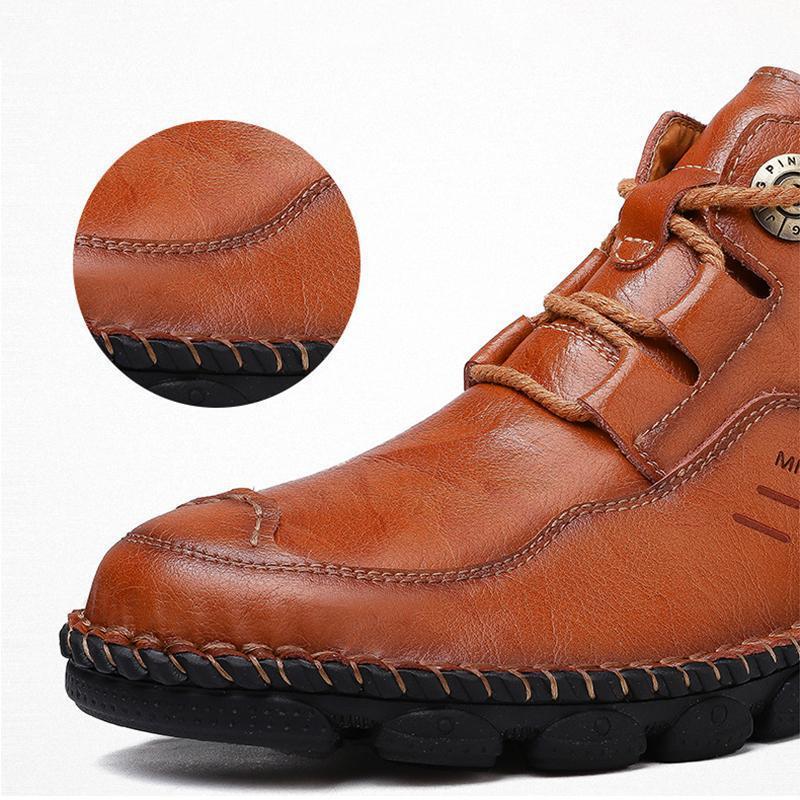 Chaussures Décontractées Antidérapantes pour Hommes Cousues à la Main