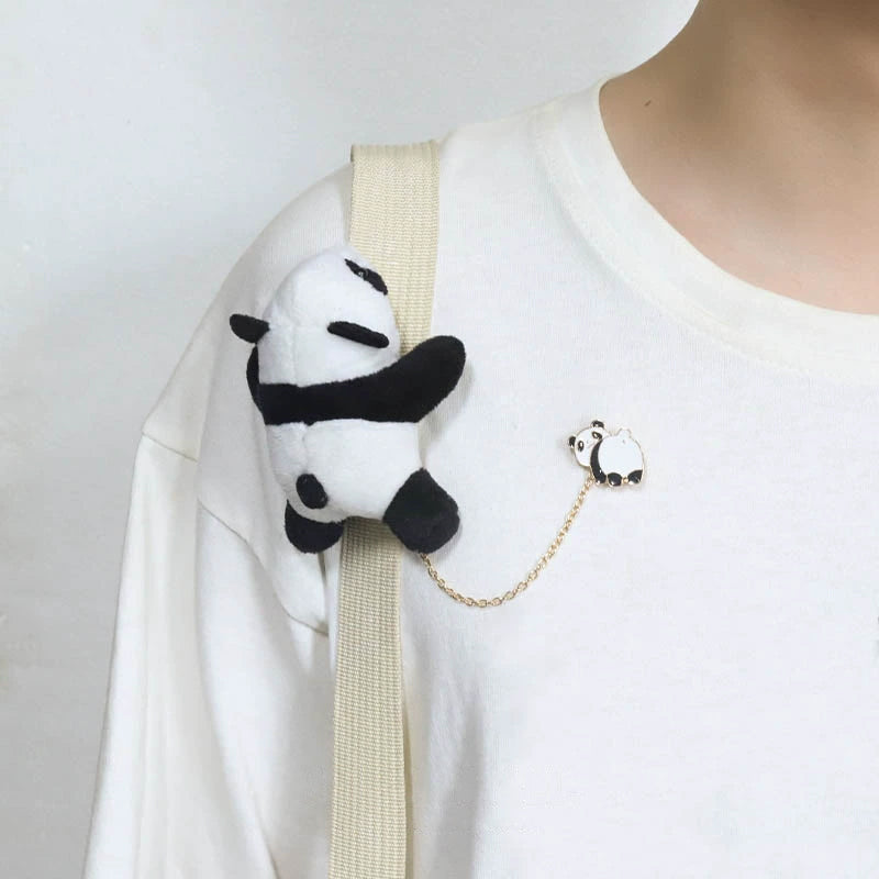 Broches en chaîne en peluche