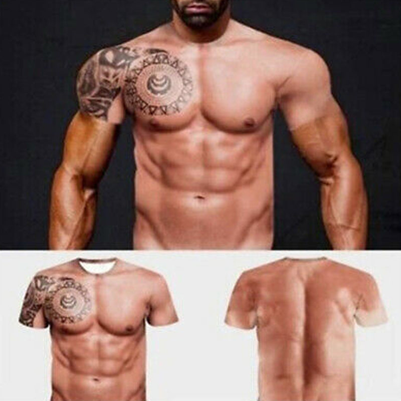 T-shirt de tatouage musculaire